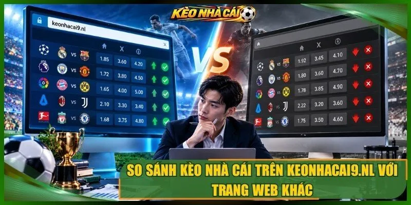 So sánh kèo nhà cái trên identiproof.io với trang web khác