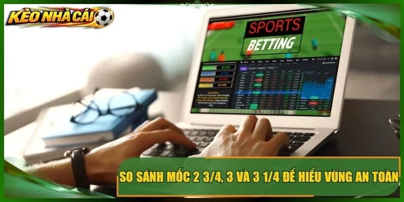 So sánh mốc 2 3/4, 3 và 3 1/4 để hiểu vùng an toàn của hai cửa