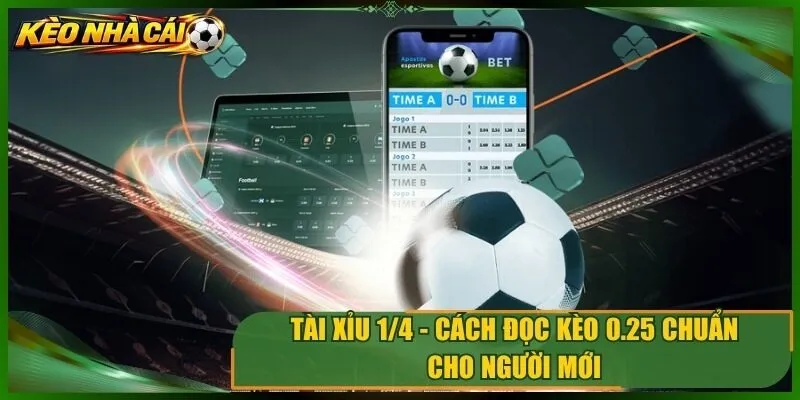 Tài Xỉu 1/4 – Cách Đọc Kèo 0.25 Chuẩn Cho Người Mới